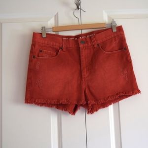 NWOT RVCA High Waisted Shorts
